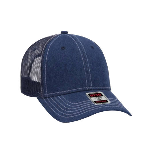 custom denim hat